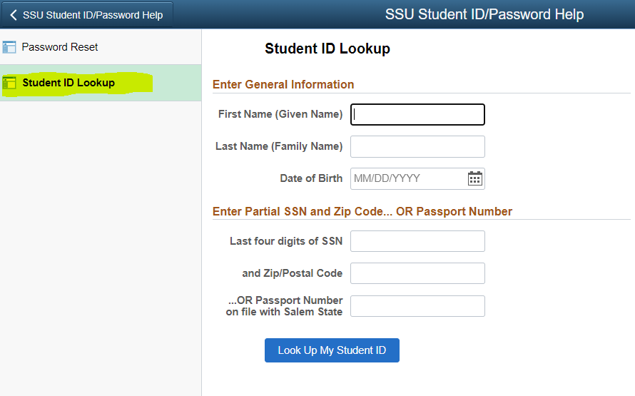 Student Access Guide